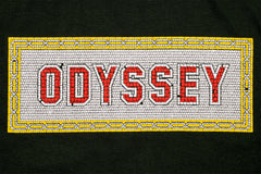 Odyssey Mosaic Tee (Forest w/ White+Red+Yellow Ink)