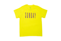 Sunday High Wave Tee (Safety Green w/ Purple Ink)