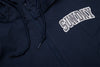 Sunday Blockhead Windbreaker Anorak Jacket (Navy with Gray/White Ink)