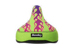 Sunday Flames Cruiser Railed Seat (Purple/Green)